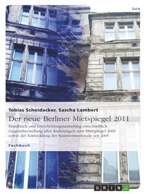 cover image of Der neue Berliner Mietspiegel 2011